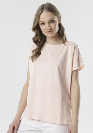Jasnoróżowy T-shirt Adreamala