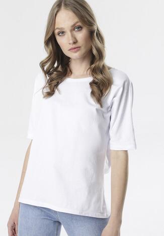 Biały T-shirt Delofer