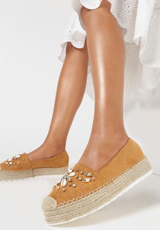 Camelowe Espadryle Corapheme