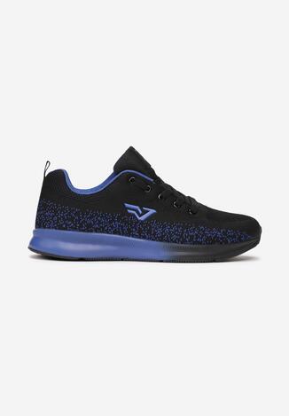Czarno-Niebieskie Buty Sportowe Iadise