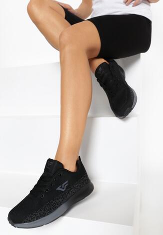 Czarne Buty Sportowe Kynelle