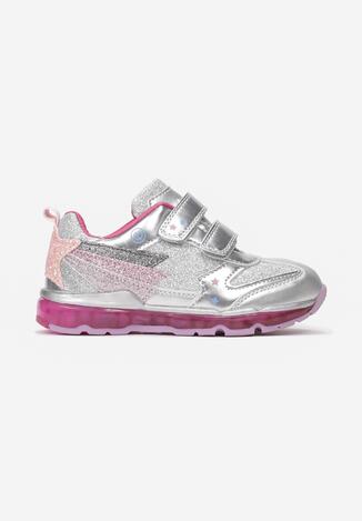 Srebrne Buty Sportowe Chelmora