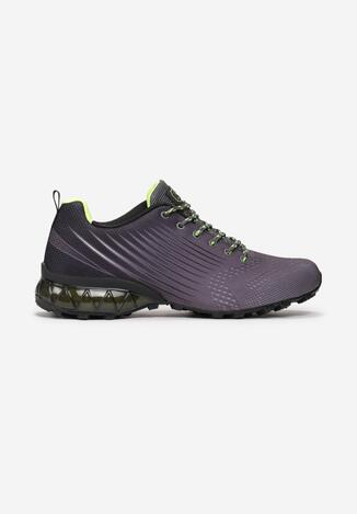 Czarno-Zielone Buty Sportowe Sireirea