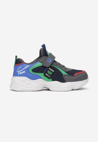 Szaro-Granatowe Buty Sportowe Zhamare