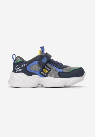 Granatowo-Szare Buty Sportowe Adramilia