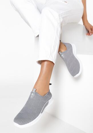 Szare Buty Sportowe Asiphia