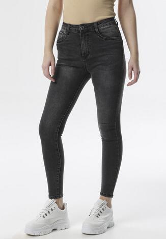 Czarne Jeansy Skinny Adrealise