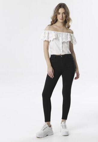 Czarne Jeansy Slim Fit Sheileh