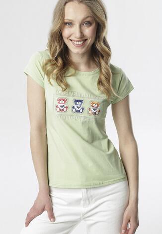Jasnozielony T-shirt Sereinia