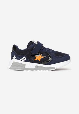 Niebiesko-Pomarańczowe Buty Sportowe Pereimilia