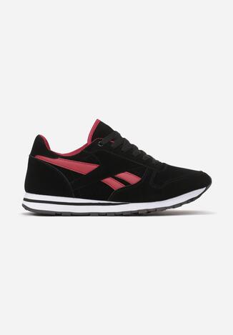 Czarno-Czerwone Buty Sportowe Shelfly