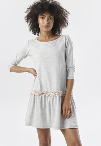 Jasnoszara Sukienka Thelxiemeine