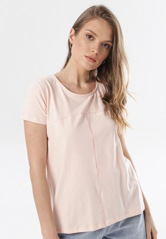 Jasnoróżowy T-shirt Assathea