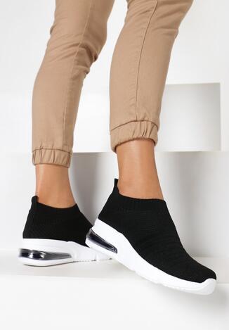 Czarne Sneakersy Genethia