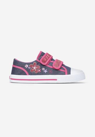 Granatowe Trampki Genelin