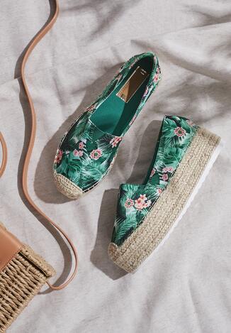 Zielone Espadryle Dalvik
