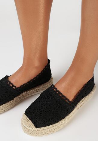 Czarne Espadryle Alftanes