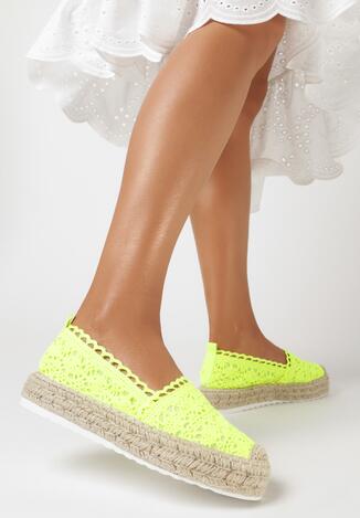 Limonkowe Espadryle Alftanes