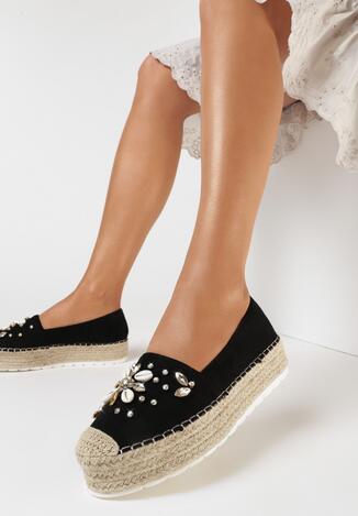 Czarne Espadryle Corapheme