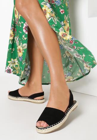 Czarne Espadryle Maxera