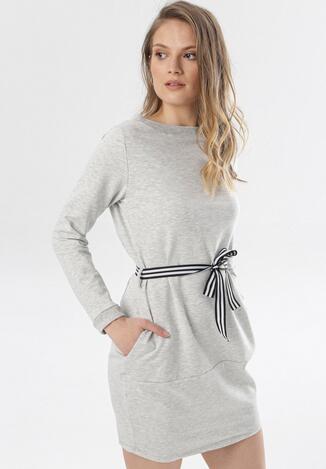 Jasnoszara Sukienka Larainey