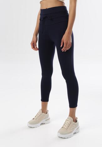 Granatowe Legginsy Mariris