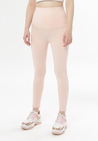 Jasnoróżowe Legginsy Aralinai