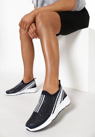 Granatowe Sneakersy Dorilirea