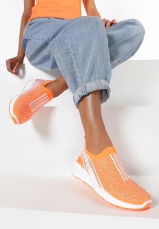 Pomarańczowe Sneakersy Dorilirea