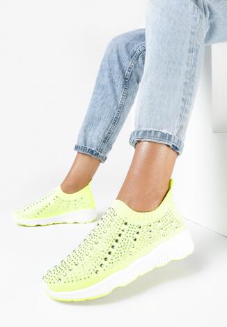 Żółte Sneakersy Acanos