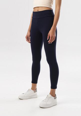 Granatowe Legginsy Araseise