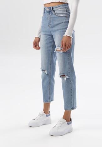 Jasnoniebieskie Jeansy Boyfriend Laminope