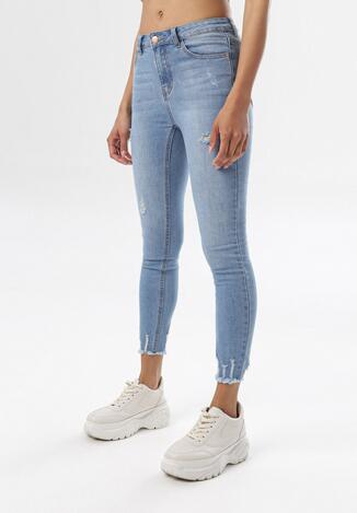 Jasnoniebieskie Jeansy Slim Aerissa