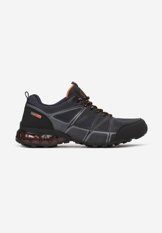 Granatowo-Pomarańczowe Buty Sportowe Talome