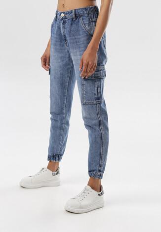Niebieskie Jeansy Joggery Hyris