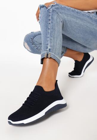Granatowe Buty Sportowe Iphamia