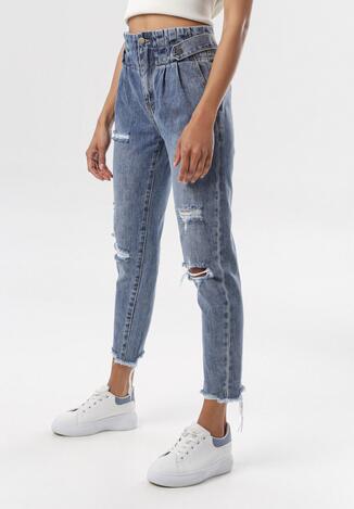 Niebieskie Jeansy Boyfriend Kastalia