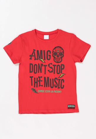 Czerwony T-shirt Orinea