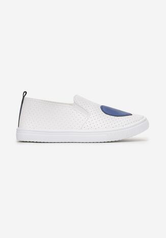 Biało-Niebieskie Slip On Innervate