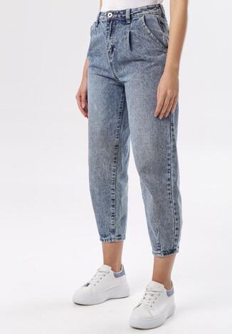 Niebieskie Jeansy Slouchy Oledella