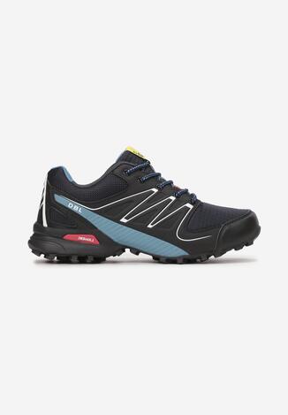 Czarno-Niebieskie Buty Sportowe Apelles