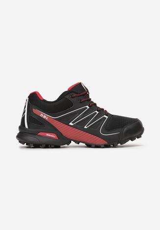 Czarno-Czerwone Buty Sportowe Apelles