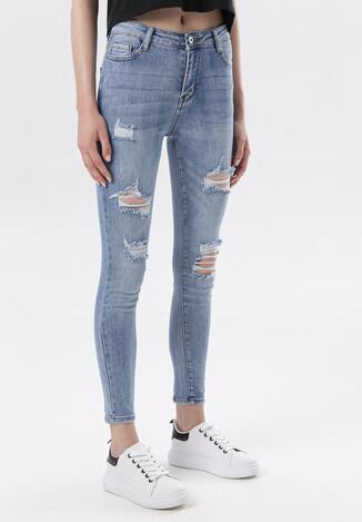 Niebieskie Jeansy Skinny Adrina