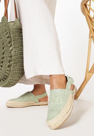 Miętowe Espadryle Laraishell