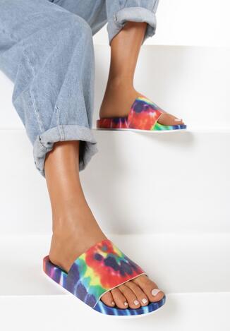 Tie Dye Niebieskie Klapki Asteoronis