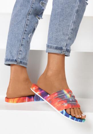 Tie Dye Niebieskie Klapki Sereibel