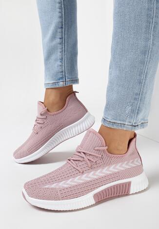 Różowe Buty Sportowe Palareanes