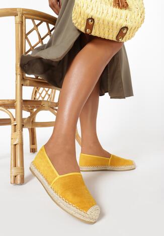 Żółte Espadryle Kleorelia