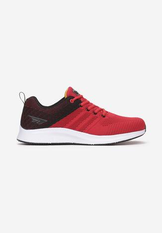 Czerwono-Czarne Buty Sportowe Sereivia