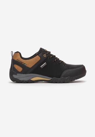 Czarno-Camelowe Buty Sportowe Capelli